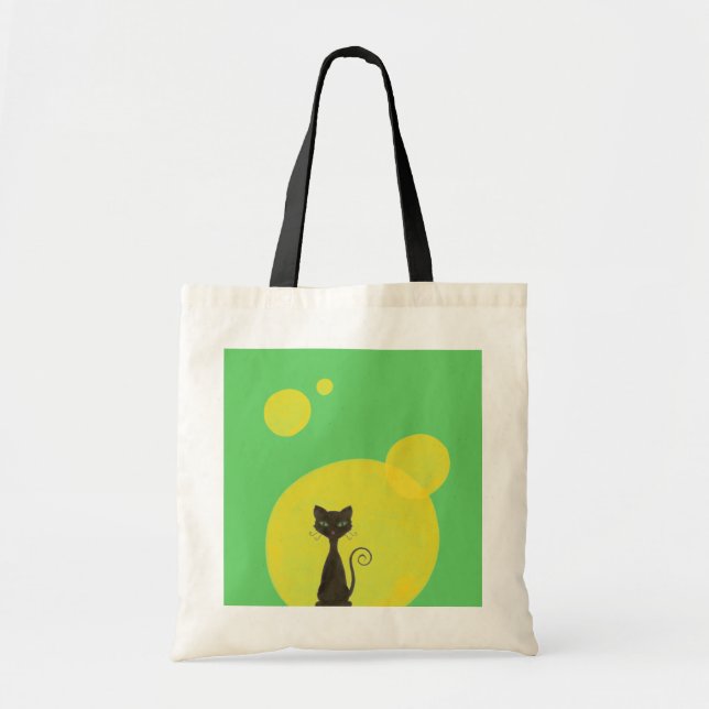 Kitty bouclé et sac de lune (Devant)