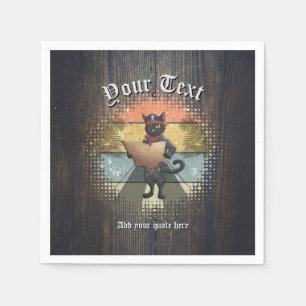 Kitty Buccaneer's Sunset Quest  Napkin