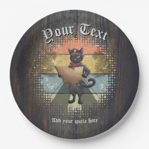 Kitty Buccaneer's Sunset Quest Paper Plate