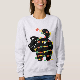 kitty butt funny cat lover kitten catmas sweatshirt