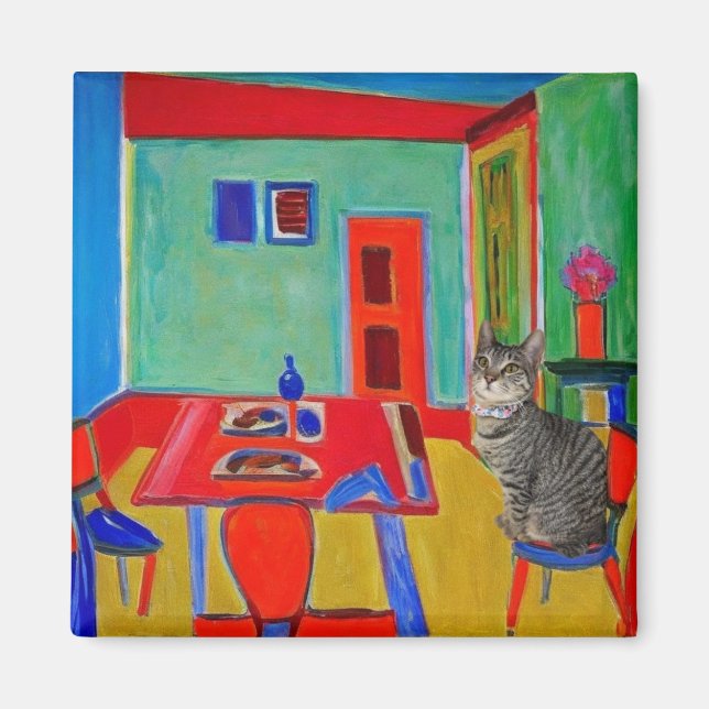 Kitty Cafe Magnet (Front)