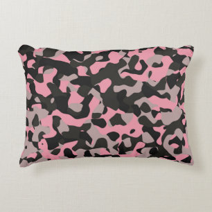 Kitty Camo Accent Pillow