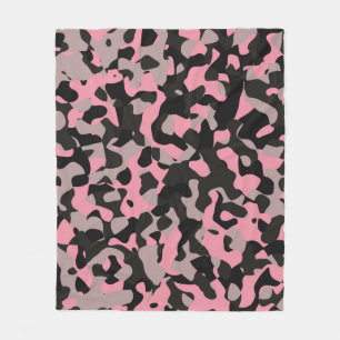 Kitty Camo Fleece Blanket