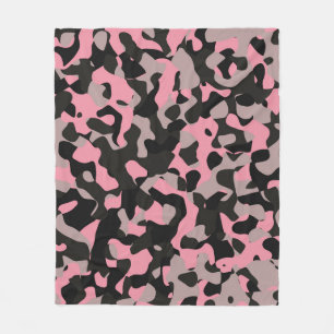 Kitty Camo Fleece Blanket