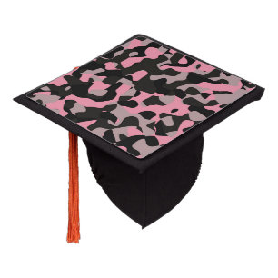 Kitty Camo Graduation Cap Topper
