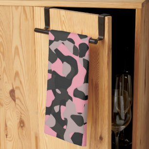 Kitty Camo Kitchen Towel