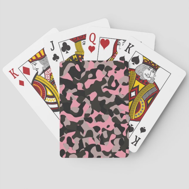 Kitty Camo Playing Cards (Back)