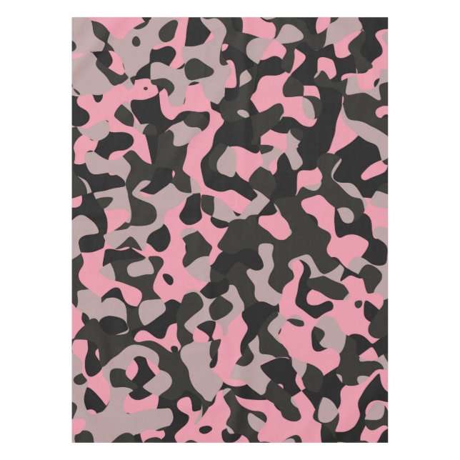 Kitty Camo Tablecloth (Front)