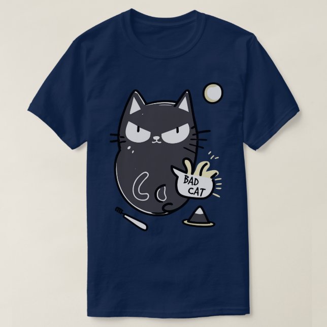 kitty cat bad 2 T-Shirt (Design Front)