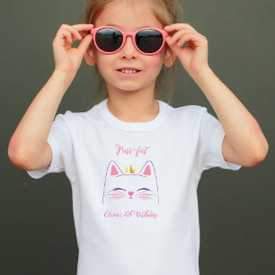 Kitty Cat Birthday Party Toddler T-shirt