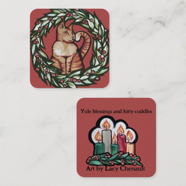 Kitty Cat Christmas                                Card (Front/Back)