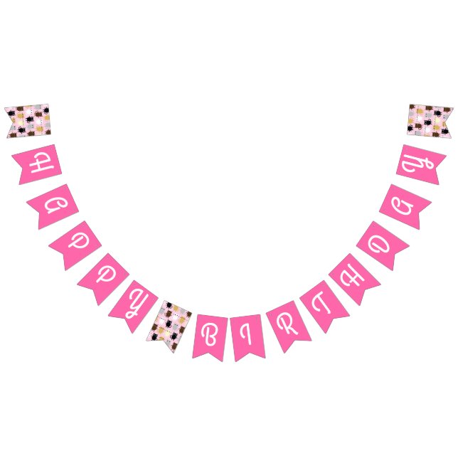 Kitty Cat Cute Kid's Birthday Party Bunting Flags (All)
