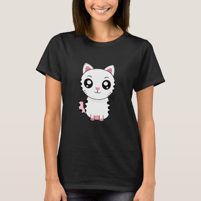 Kitty Cat Cute T-Shirt (Front)