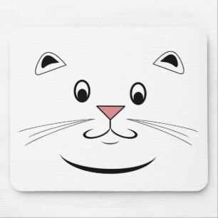Kitty Cat Face Mouse Pad