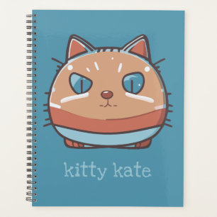 Kitty Cat Faced Planner
