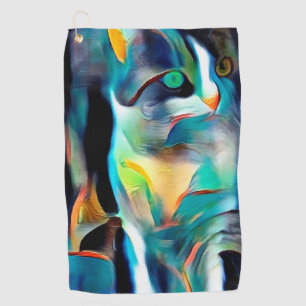Kitty Cat Golf Towel