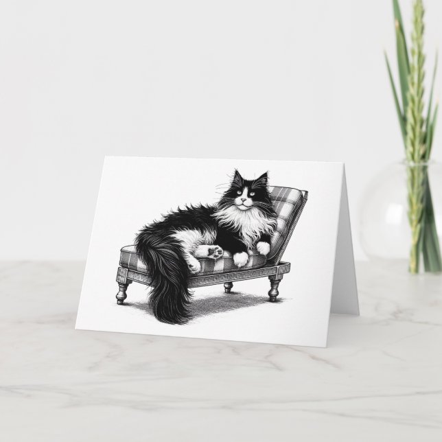 Kitty Cat Lounge Thank You Card (Front)