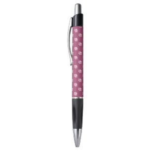 Kitty Cat Love Paw Print Pen   Purple