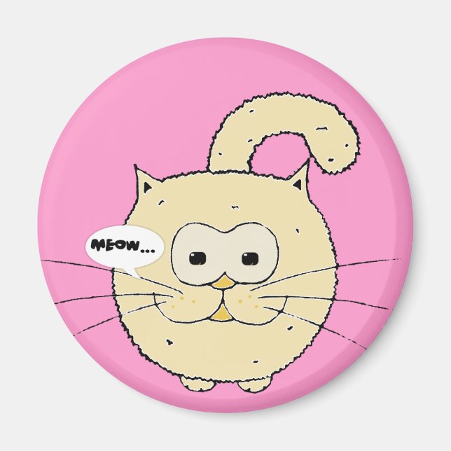 Kitty-cat Magnet (Front)