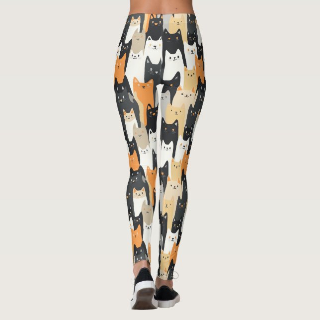 Kitty Cat-moflage Legging (Dos)