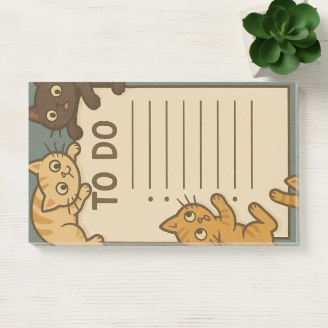 Kitty Cat Pad To Do List Post-it Notes (Office)