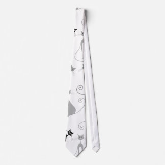 Kitty Cat Pattern Tie