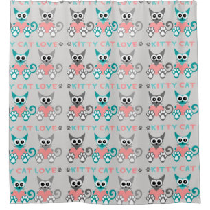 Kitty Cat Shower Curtain