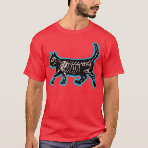 Kitty Cat Skeleton Tee
