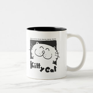 Kitty Cat - Smart Cat Two-Tone Coffee Mug