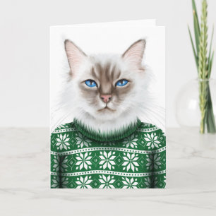 Kitty Cat Sweater Card