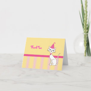 Kitty Cat Thank You Card