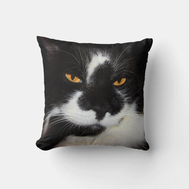 Kitty Cat Throw Pillow (Front)