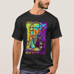 kitty cat thug gansta kitten cat gangster T-Shirt