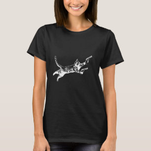 Kitty Cat With Gun Meme Graphic Funny Cats Lovers T-Shirt