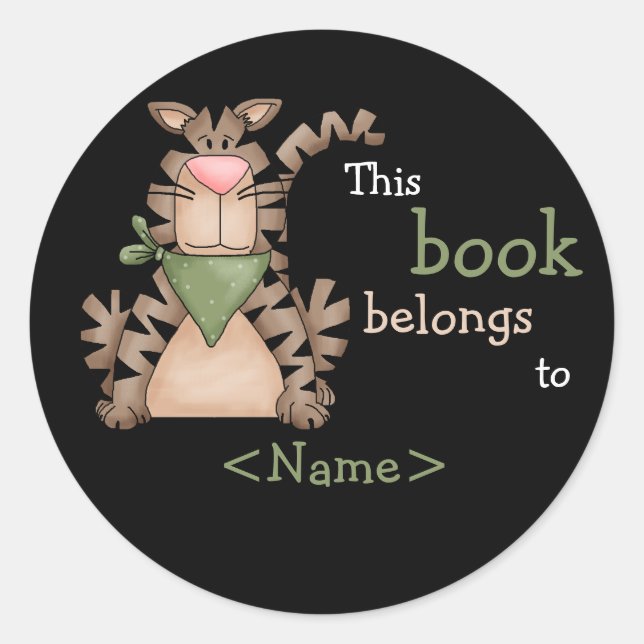 Kitty Cats Book Sticker (Front)