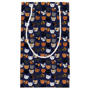 Kitty Cats everywhere pattern Small Gift Bag