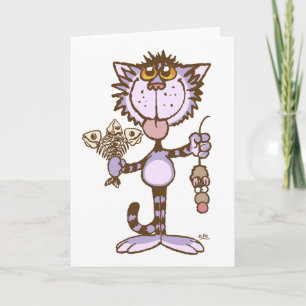 Kitty Cat's Show of Love greeting card