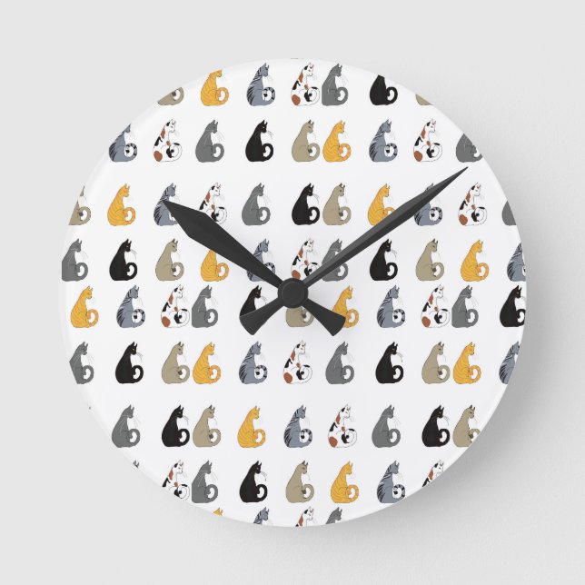 Kitty Cats Wall Clock (Front)