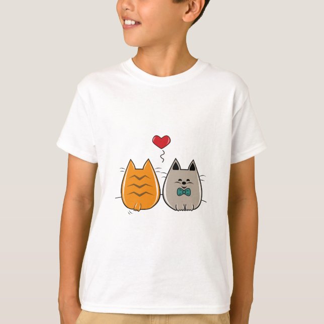 Kitty Chan in Love T-Shirt (Front)