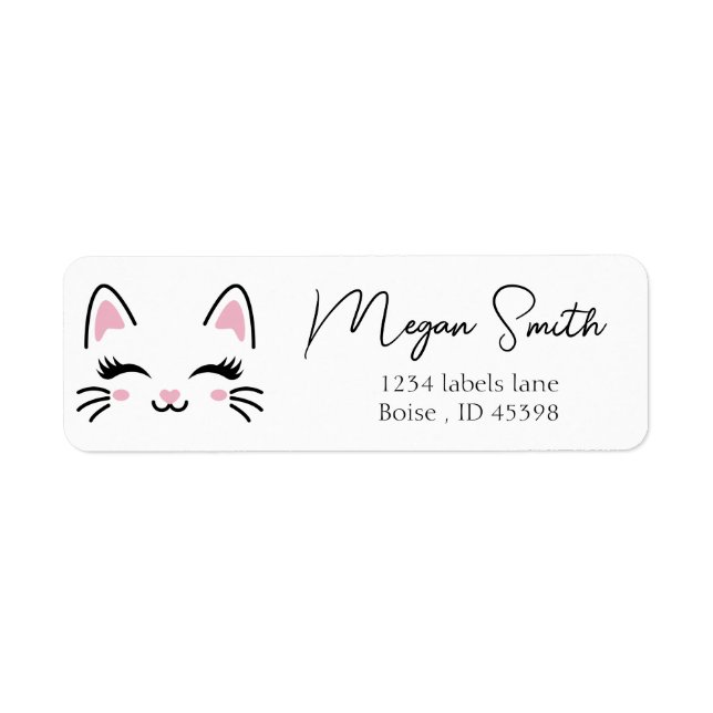 Kitty Chat Visage rose, Fille Pawty (Devant)