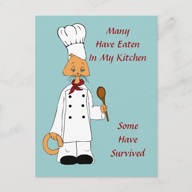 Kitty Chef Postcard (Front)