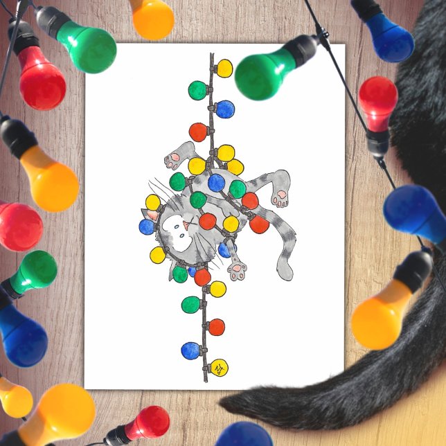 KITTY CHRISTMAS postcard by Nicole Janes (Creator Uploaded)