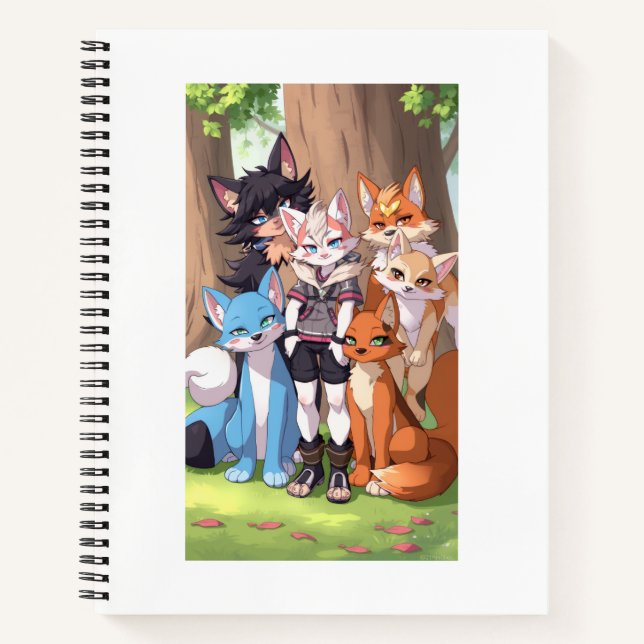 Kitty Club Sketchbook Notebook (Front)