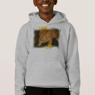 Kitty "COOL CAT" Kids Hooded Sweatshirt