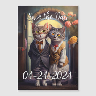 Kitty Couple - Save The Date, Customizable