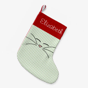Kitty Face Personalized Stocking