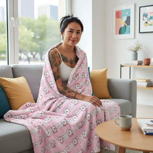 Kitty Fleece Blanket