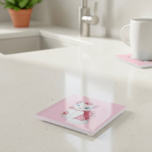 Kitty Glass Coaster