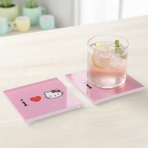 Kitty Glass Coaster