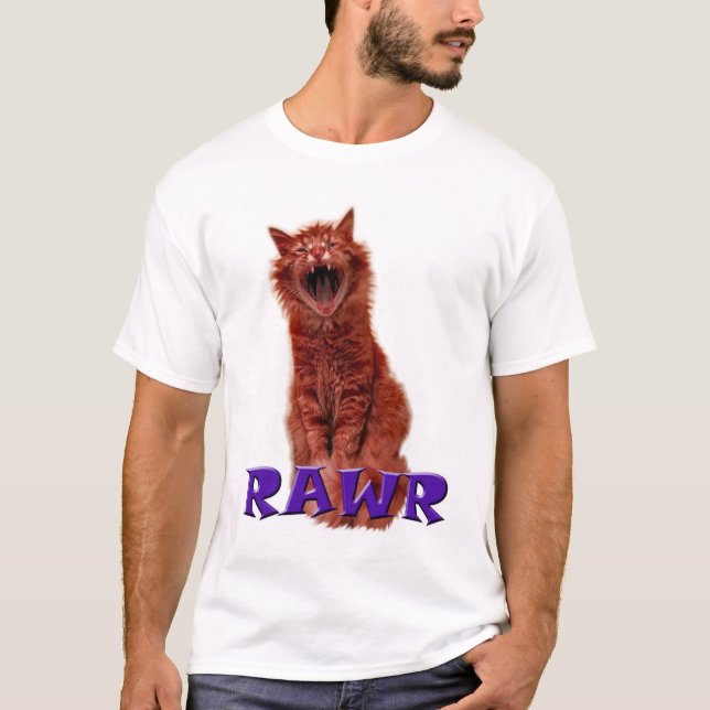 Kitty Goes Rawr!!! T-Shirt (Front)